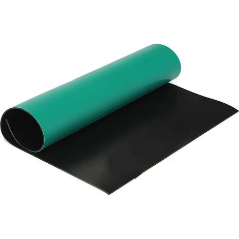 Tapis de mise à la terre antistatique ESD vert pour bureau 300x400mm-- (1/5)