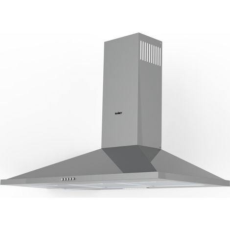 Cappa a piramide inox 90 cm con luce LED - Samet Eolo