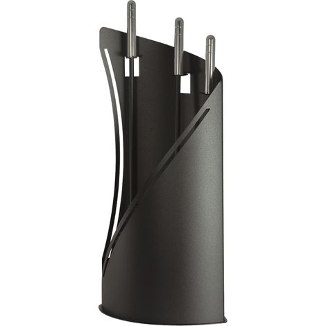 Serviteur de cheminée avec 3 accessoires Benlor Edilinox (1/3)