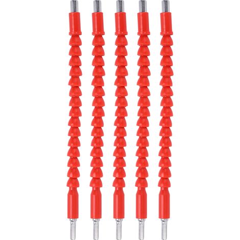 Set mit 5 flexiblen Bohrverlängerungen, 295 mm/11,6 Zoll flexibler Schaft, passend für alle elektrischen Bohrmaschinen (1/5)