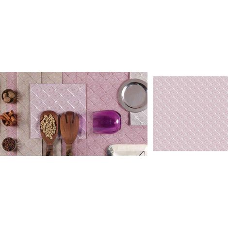 Set 50 Pezzi Tovaglioli da Tavola Carta Simil Tessuto Etnic Rosso Granato 40 x 40 cm (1/2)