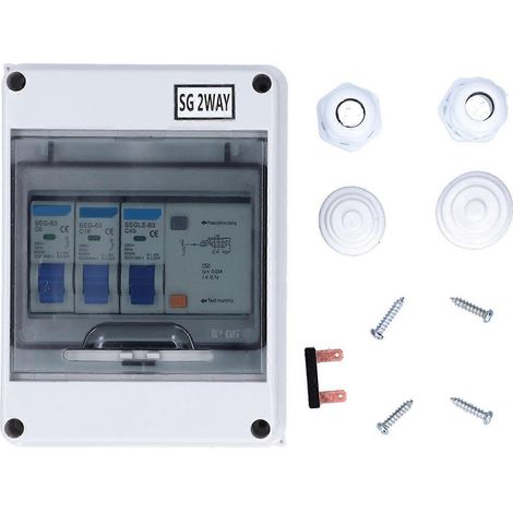 Fehlerstromschutzschalter (FI-Schalter) MCB RCD 230V für den Außenbereich