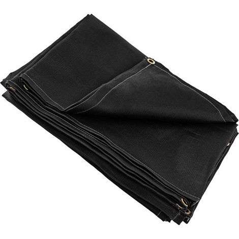 Couverture de soudage ignifuge en fibre de verre - 8 x 10 pi / 2,4 x 3,05 m - 0,43 mm - 19,8 oz/yd² (1/5)