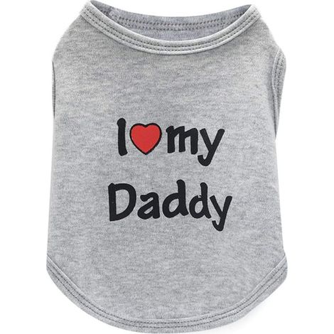 Gilets pour chiens Chemises sans manches pour chiens T-shirts pour chiens Gilets pour papa Vêtements pour chiots Chats et chiots Chemises d'été pour animaux de compagnie Vêtements Vêtements pour anima (1/4)