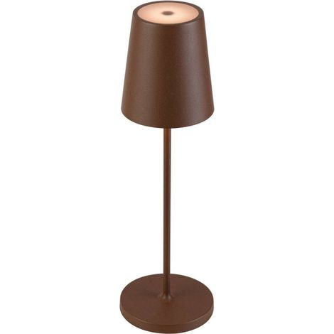 Lampe à poser VINOLINA TWO sans fil IP65 2200/2700/3000 K TOUCH rouille - SLV - 1007695 (1/5)