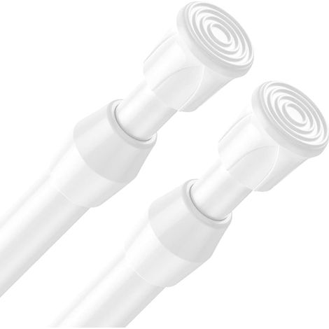Filiyano-OBOSOE Lot de 2 rails extensibles pour armoire 40-70 cm, blanc-FX (1/5)