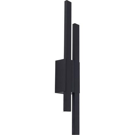 LED-vägglampa utomhus "Sakari" aus aluminium / grå / zink von Lindby