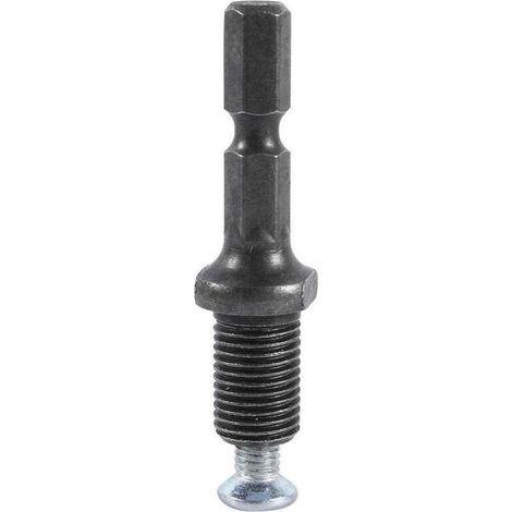 Adattatore per mandrino da trapano, adattatore esagonale per mandrino da trapano elettrico, filettatura 3/8"-24UNF con vite -Crezuo