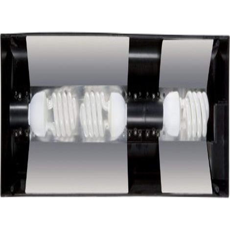 Hagen Galerie Compacte Top Illuminazione Nera 60 cm