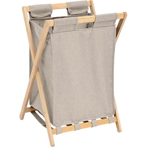 Panier à Linge Pliable "Tidy" 50L Beige (1/5)