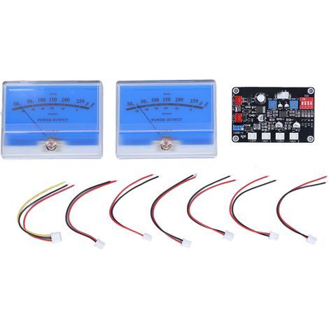 VU-Meter – Einstellbares ABS, hintergrundbeleuchtet, einfach zu bedienen, weit verbreitet mit Treiberplatinen, für DIY, Heim, Auto und Audioumbau. (1/5)