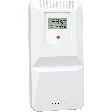 Capteur de température et d'humidité extérieure sans fil, compatible avec WiFi 5065, 5087, 5107-2, affichage °C/°F (1/4)