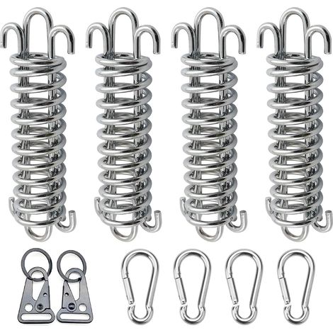 Ressort en Acier pour Auvent Boucles à Ressort pour Tente 4 Pièces Ressorts De Tension pour Tente De Camping Voile D'Ombrage Auvent pour Le Camping en Plein Air Randonnée Voyage Pique Nique (1/5)