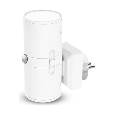 Ynkkvre - Lampe à brancher - Lampe d'intérieur à détecteur de mouvement - Veilleuse à brancher - Spot à brancher - Lumière chaude - Plastique ABS - 45 x 90 x 105 mm - Blanc (1/5)