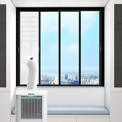 Landrip Air Conditioner Window Seal Kit for Portable Air Conditioning, Hot Air Conditioning, and Air Exchange Protection, 162 x 25 cm (1/5)
