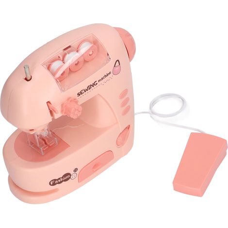 Elektrische Nähmaschine für Kinder mit Einfädler und Lineal – ein interessantes kleines elektrisches Nähspielzeug für Zuhause (Typ 1). (1/5)