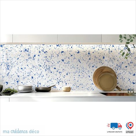 Crédence : Terrazzo di Arogno - Couleur Deep violet - Alu composite - 60 - 120 (1/3)