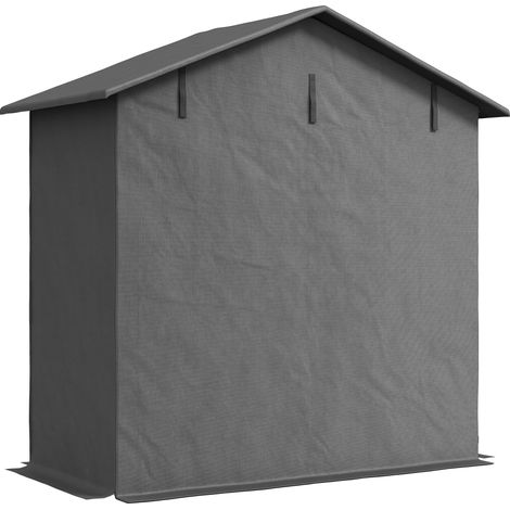Abri Voiture Jardin 1,1x2M Galvanisé Toile Oxford Imperméable Tente Garage Portable Ouverture Enroulable UV30+ pour (1/5)