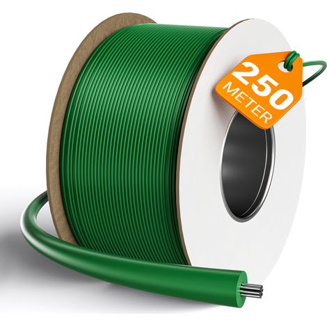 Wiltec Filo perimetrale robot rasaerba 250 m, diametro 2,45 mm, filo di rame stagnato, universale