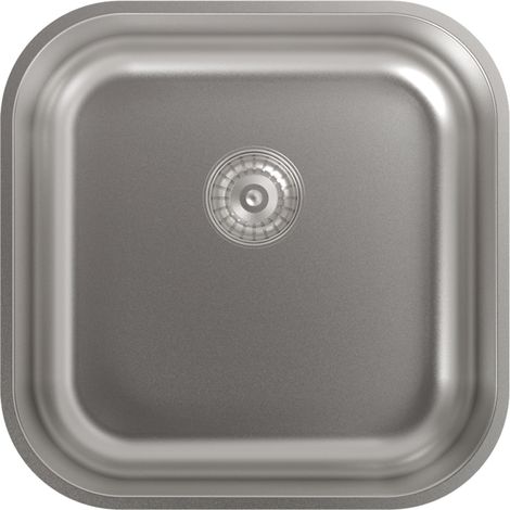 Fregadero Bajo encimera Acero inoxidable Cuadrado 1 Senos CATA CB (1/3)