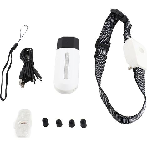 Collar antiladridos para perros, resistente al agua IP67, recargable, con función de pitido, vibración y seguridad apto para perros pequeños, medianos y grandes. (1/5)