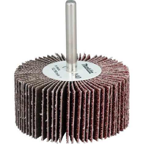 D-75839 Spazzola carte abrasive trapano, Ø60 x 30 mm, A40