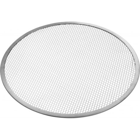 Grille à pizza ronde en aluminium, diamètre 480 mm