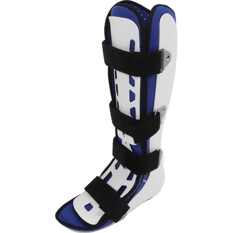 Chaussure Orthopédique Pied Gauche Coque Rigide Respirante Réglable Antidérapante Légère Cheville de Soutien pour Guérison (1/5)