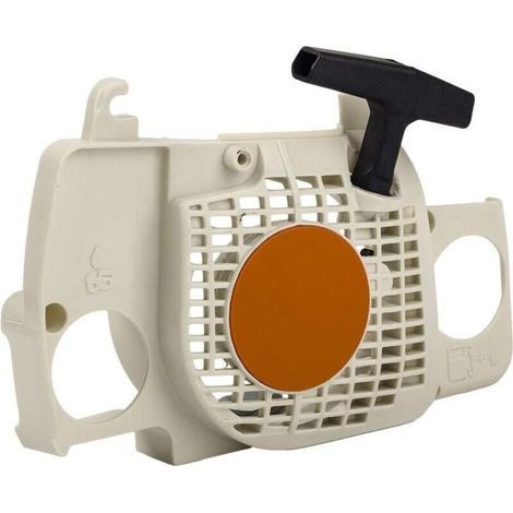 Recoil starter for Stihl MS170 MS180 017 018 Chainsaw. Replaces part numbers 1130, 080, and 2100. (1/4)