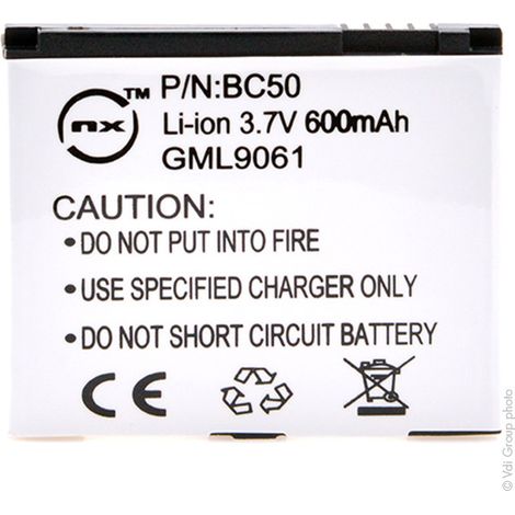 NX - Batterie téléphone, smartphone, GSM pour Motorola 3.7V 650mAh - 77865CFNN1043SNN5 (1/4)