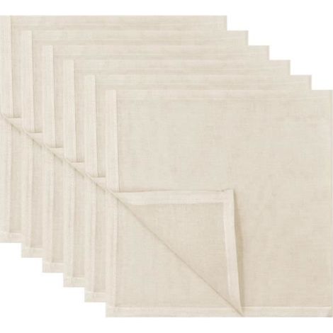 6 pièces Etamine Alimentaire,50x50cm Tissu Ourlé Mousseline,Toiles filtrantes en pur coton,étamine non blanchie, réutilisables - sh (1/4)