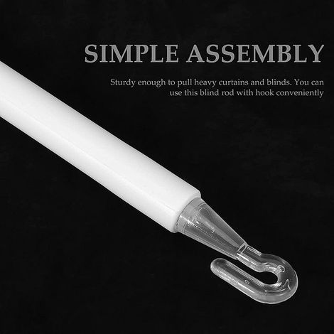 Ineinandergreifende Jalousiestangen mit einer Länge von 117 cm (46 Zoll) sowie Zubehör für die Selbstmontage von Vorhängen sind ab Lager erhältlich. (1/5)