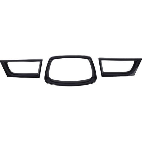 BAFOVY Frontgrillrahmen D'ornement Housse de Calandre Grille Avant D'ornement pour 9ème Génération 2006-2007 Matériel Montage Simple sans Outil (Noir Brillant) (1/5)