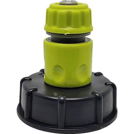 Adaptateur pour réservoir IBC, connecteur pour réservoir d'eau, ensemble de 3 pièces, outil de montage en plastique durable (1/5)