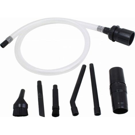 Satra, Mini Cepillos para Aspiradora, 9 piezas, ideales para limpiar teclados, tapicerías y rincones, compatibles con la mayoría de aspiradoras, materiales duraderos y eficaces.