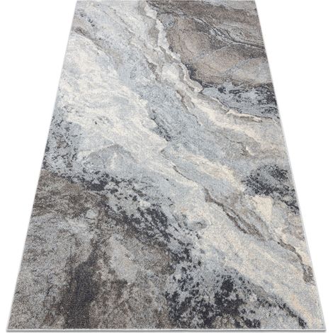 Teppich FUSION 9613 hellgrau / dunkelgrau - Marmor, modern, abstrakt grey 200x290 cm