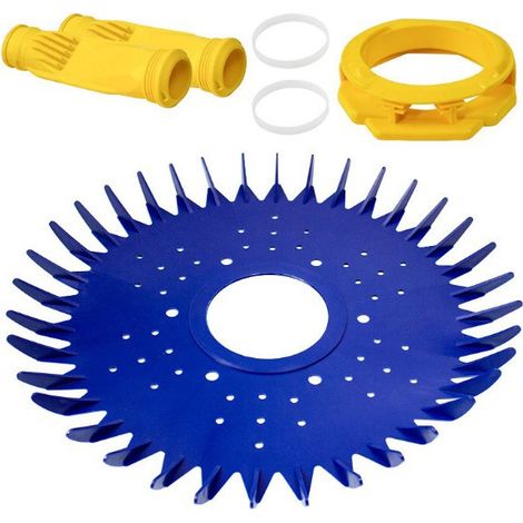 Quatre pièces de rechange bleues pour nettoyeur de piscine : W70329 + W70327 + W69698 (1/5)