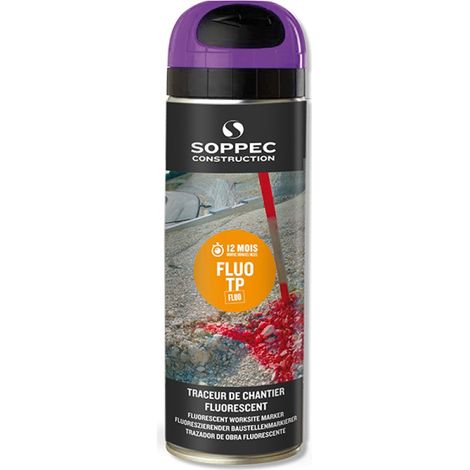 SPRAY SOPPEC FLUO TP VIOLETA 500ML - RULO PLUMA