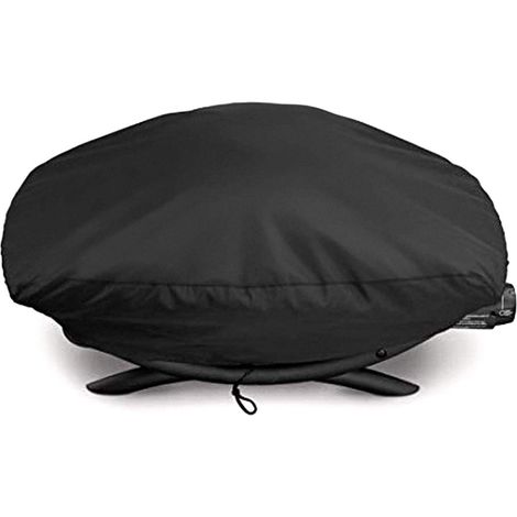 Couvercle de Gril pour grillades Weber série Q100 / Q1000, Couvercle de Gril imperméable pour Weber Q1200 / Q1400 (67.14432cm)