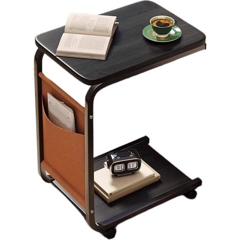 Mesa auxiliar en forma de C, mesa auxiliar de sofá en forma de C (1/5)