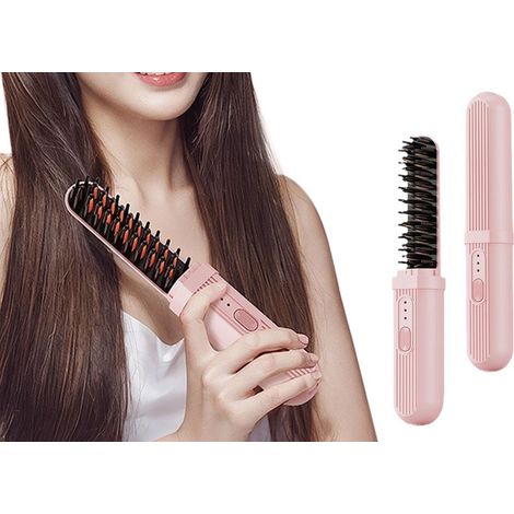 Brosse lissante chauffante à ions négatifs (1/5)