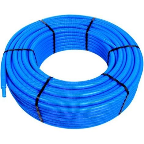 Blansol – Tube PER pré-gainé bleu Ø16 x 1,5 – Longueur 50 mètres – Tuyau pour plomberie et chauffage – Avis Technique CSTB 14.1/11-1681_V2