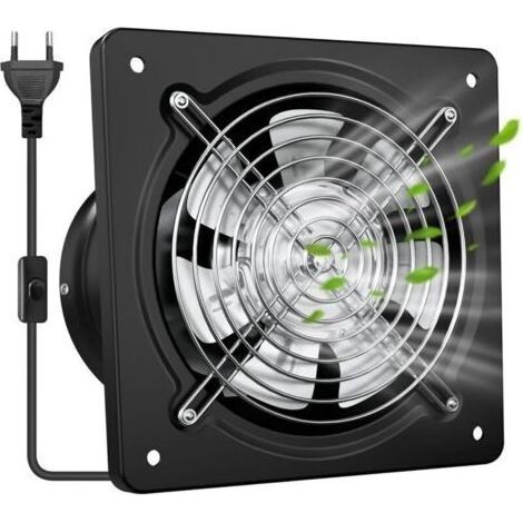 Filtre à air chaud pour cuisine et salle de bain Purificateur d’air silencieux, débit 525 m³/h, diamètre 150 mm, avec clapet anti-retour pour éviter l’humidité et le refroidissement (1/4)