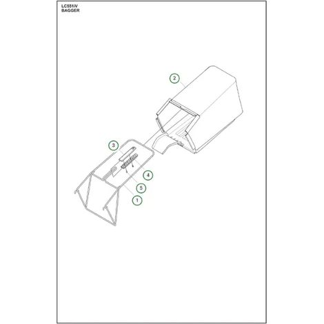 Sac de ramassage LC 551iV - 1