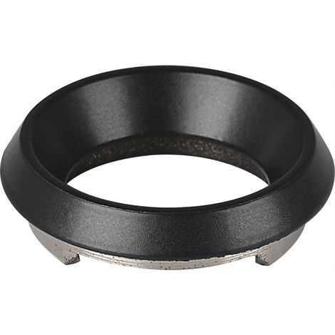 HOPPE Profilzylinder-Zierring E795, Edelstahl schwarz matt (1/3)