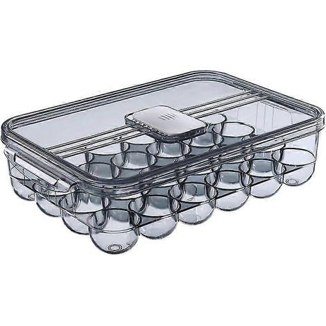 Cuisine Grande capacité Boîte de stockage d’oeufs Réfrigérateur Plastique Ménage Conservation Anti-goutte Egg Tr (1/5)