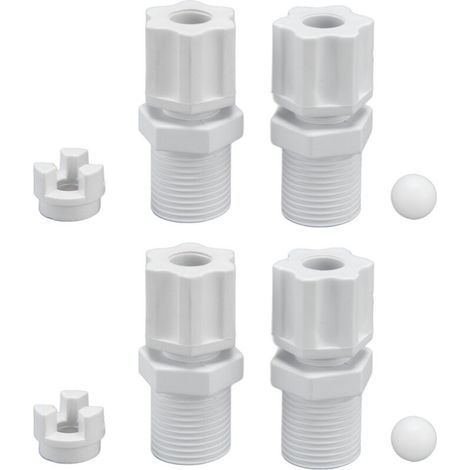 2-teiliges Set aus Rückschlagventil-Einlassadaptern, Poolreinigungszubehör für HAYWARD CL200 CL220 (1/5)
