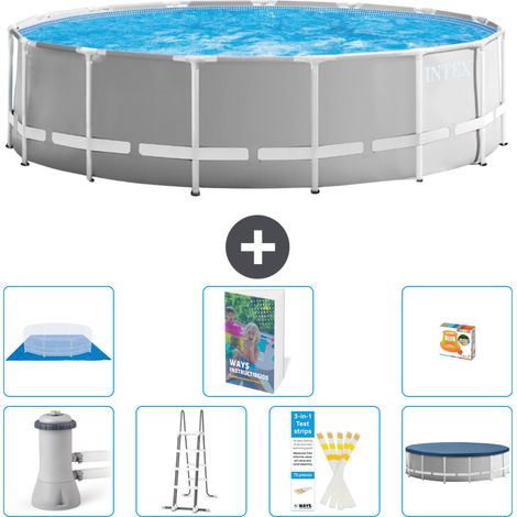 Intex Piscine Prism Frame Ronde - 457x122 cm - 8-pièces S568