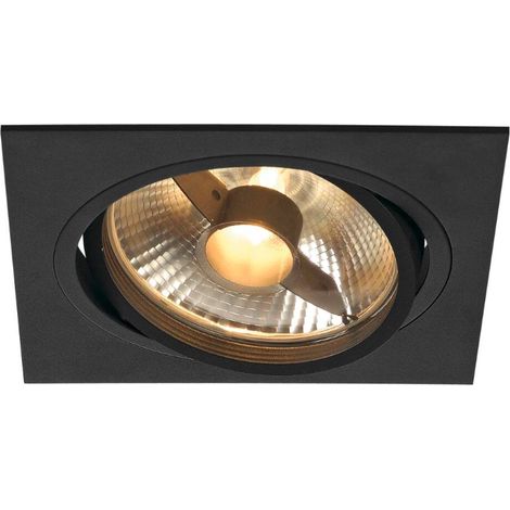 Square slv new tria 1 1xgu10 max 75w noir - 113830