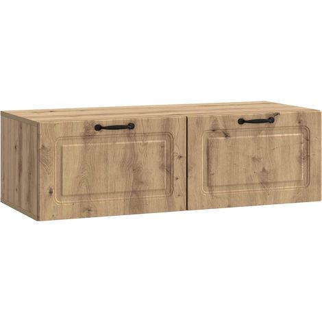 vidaXL  Wall-Mounted TV Cabinet  Artisan Oak 98 x 41 x 30 cm